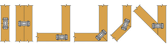 Detachable OVVO Dowel Style Connectors (100Pce) 7905007 by Virutex