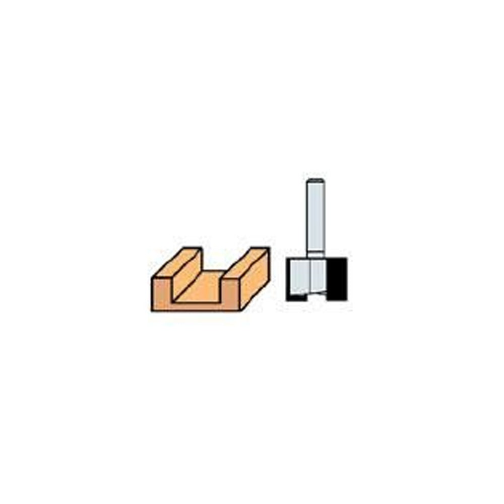 18mm x 8mm Shank Straight Router Bit 1140016 suit FR292R by Virutex