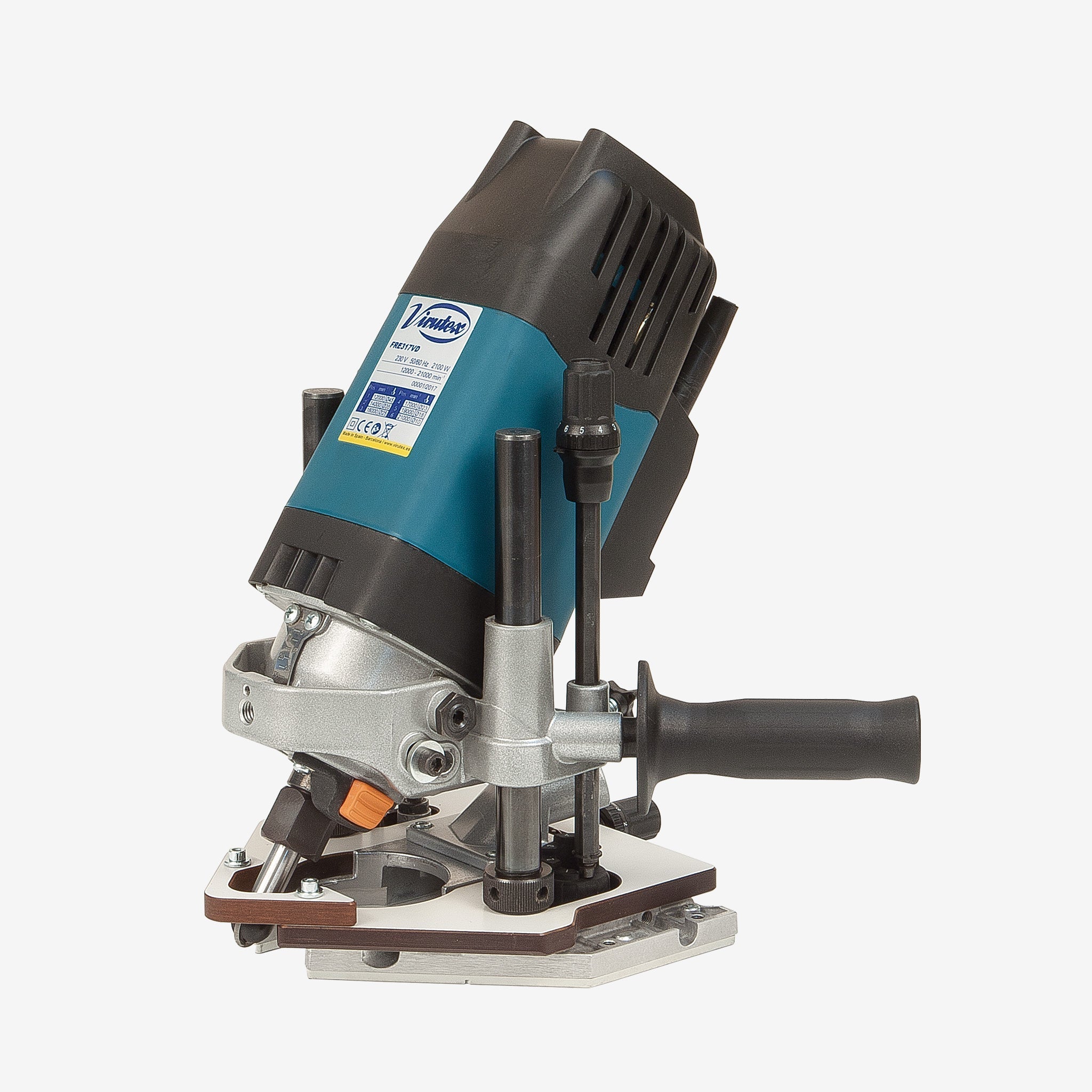 Surface Router Virutex 2100W Tiltable Coving Router For Solid Surfaces 240V FRE317VD